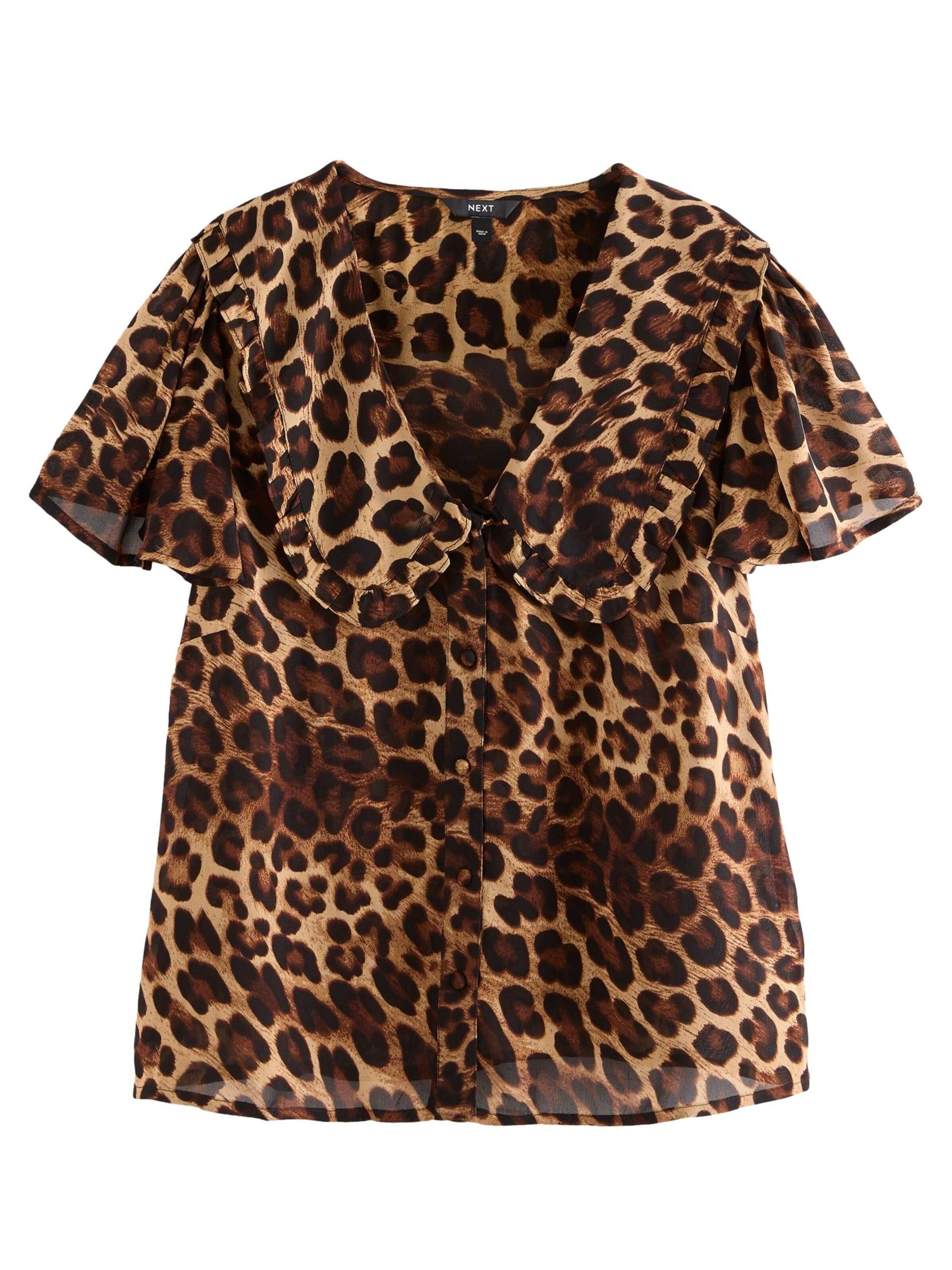 brūns Next Blūze: no priekšpuses