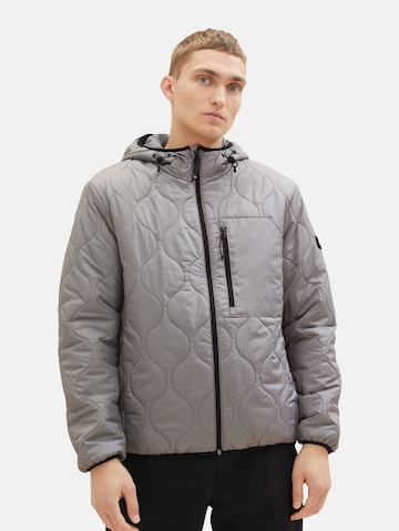 Geacă de primăvară-toamnă de la TOM TAILOR DENIM pe gri: față