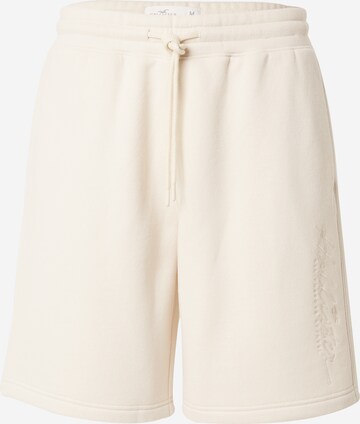 HOLLISTER Regular Pants '9IN' in Beige: front