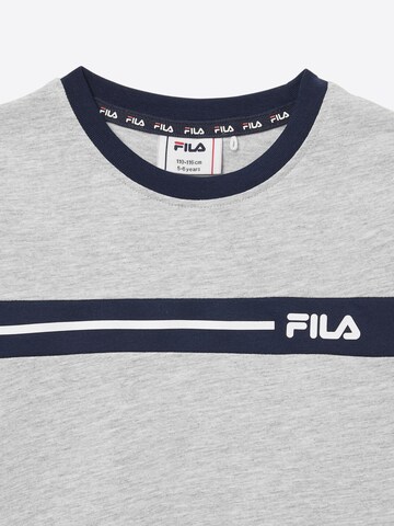 FILA Shirt 'FAVERGA regular graphic t-shirt' in Grey