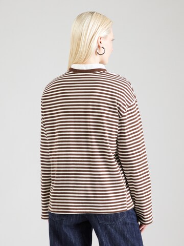 T-shirt 'PCSadie' PIECES en marron