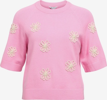 Pull-over 'OBJLaney' OBJECT en rose : devant