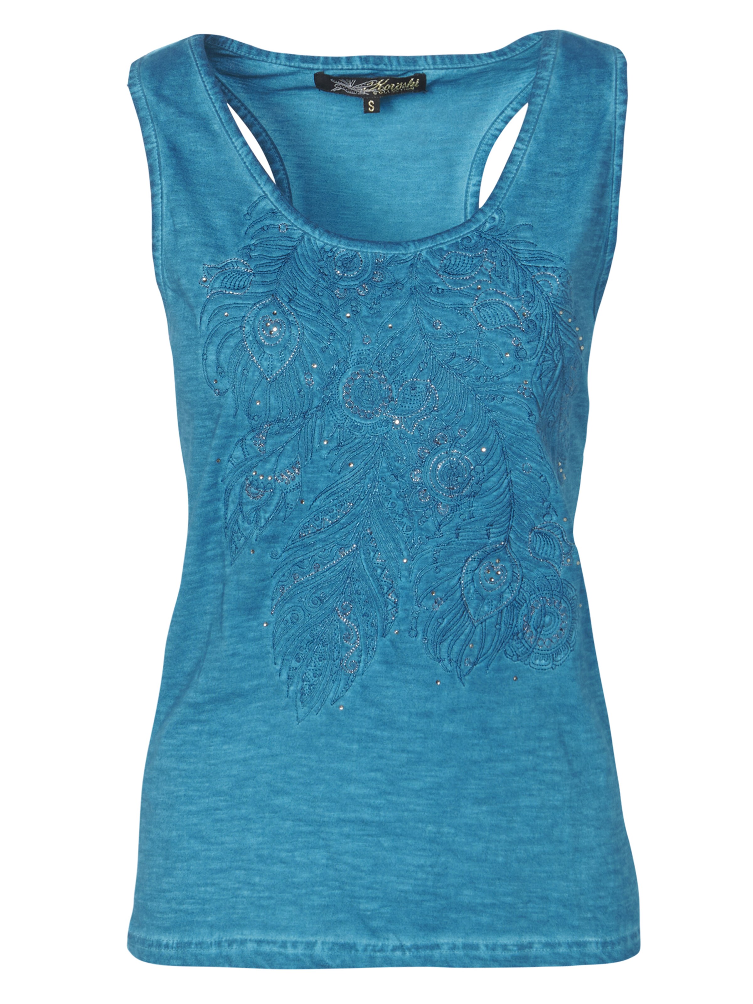 KOROSHI Топ в Зеленый: спереди