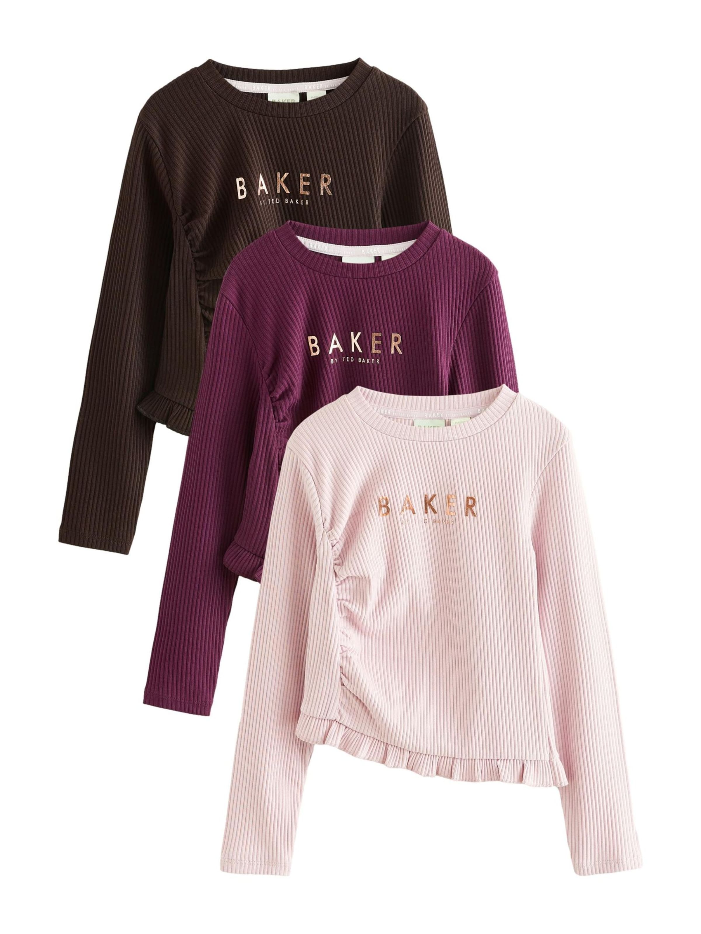 Baker by Ted Baker Shirt in Bruin: voorkant