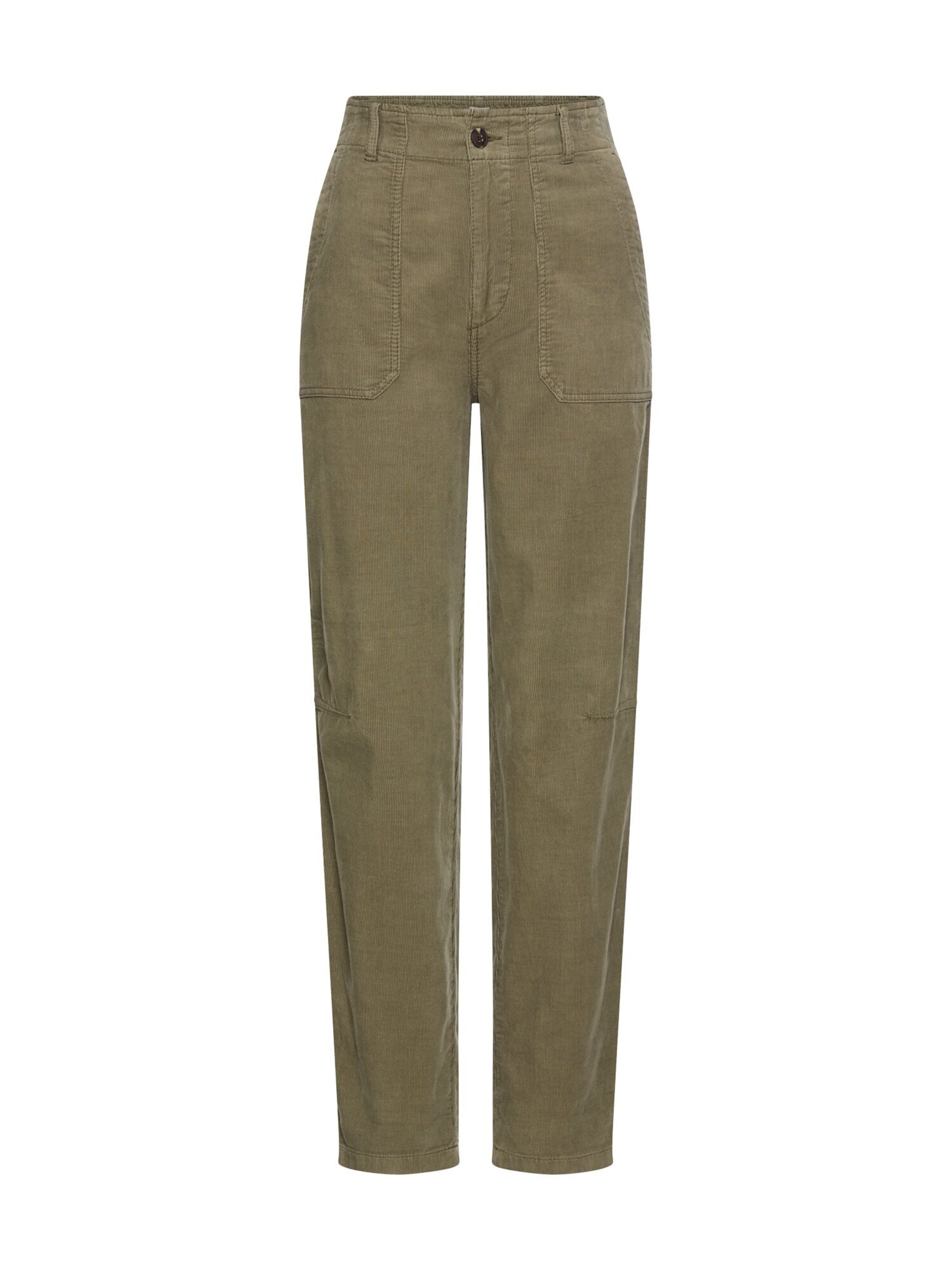 CAMEL ACTIVE Regular Worker-Chino mit elastischem Bund in Grün