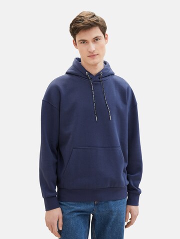 TOM TAILOR DENIM Sweatshirt in Blue: front