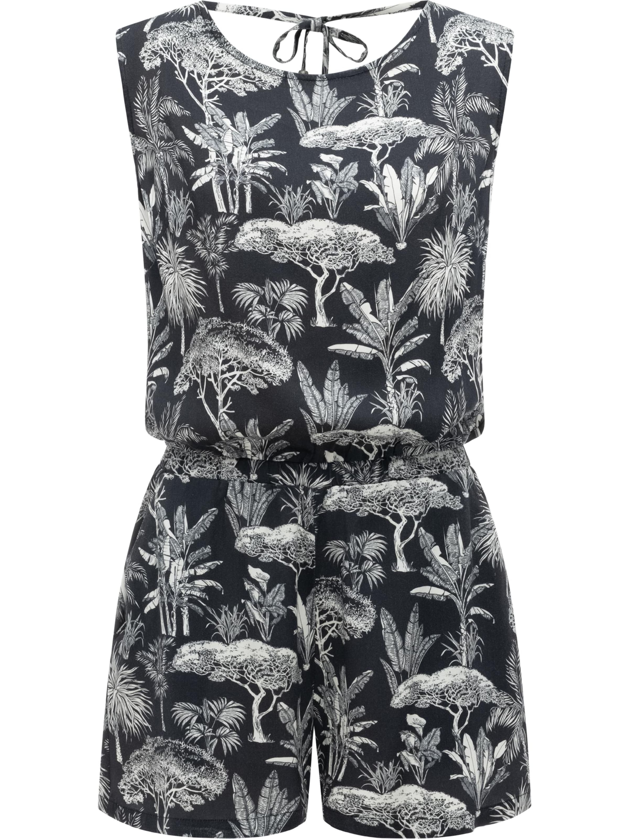 Tuta jumpsuit 'Zella ' Ragwear di colore grigio chiaro / nero, Visualizzazione prodotti