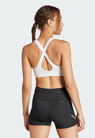 ADIDAS PERFORMANCE Bustier Sport bh 'FastImpact Luxe' in Wit