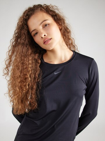 NIKE Funktionsbluse 'One Classic' i sort