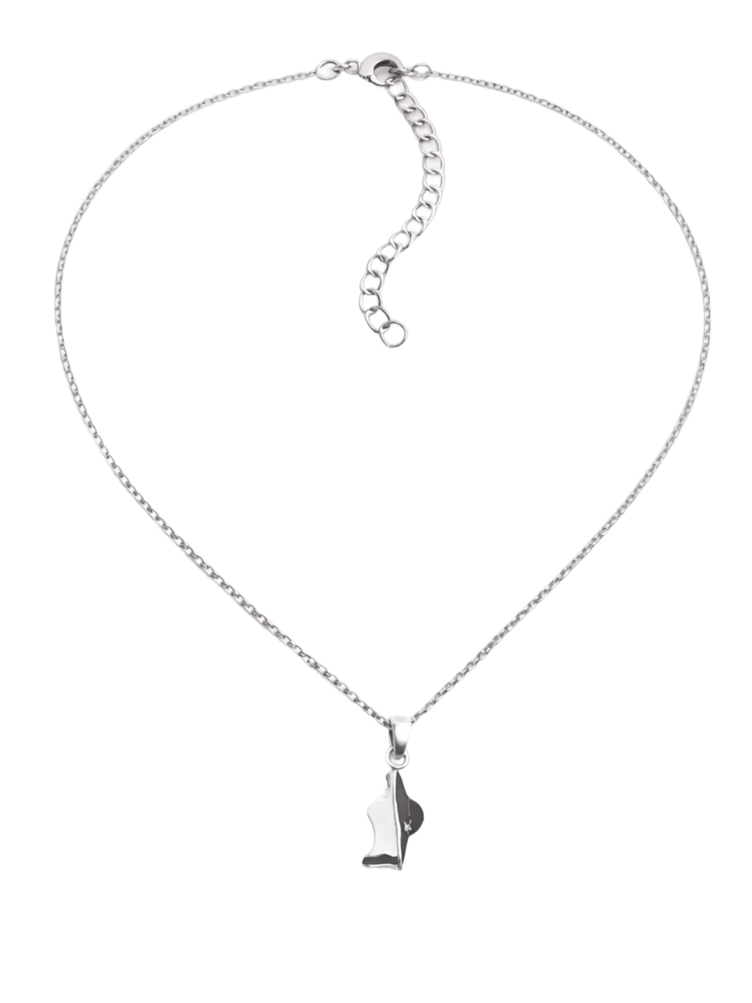 Chaîne So Chic en argent : devant