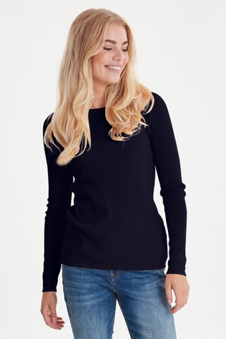 Pullover 'SARA' di PULZ Jeans in blu: frontale