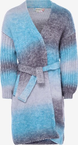 ebeeza Knit Cardigan in Grey: front