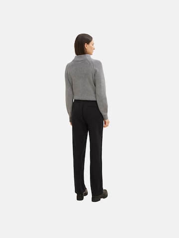 TOM TAILOR Loose fit Pants in Black