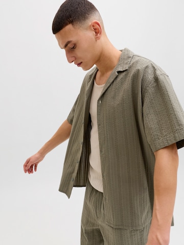 Fit confort Chemise 'JJETyson' JACK & JONES en vert