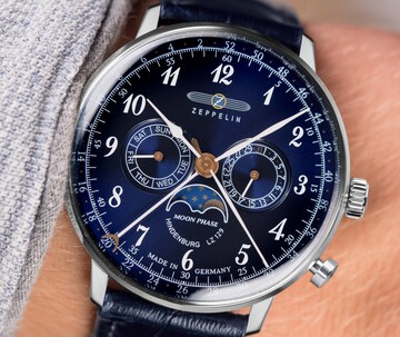 Zeppelin Uhr 'LZ129 Hindenburg' in Blau
