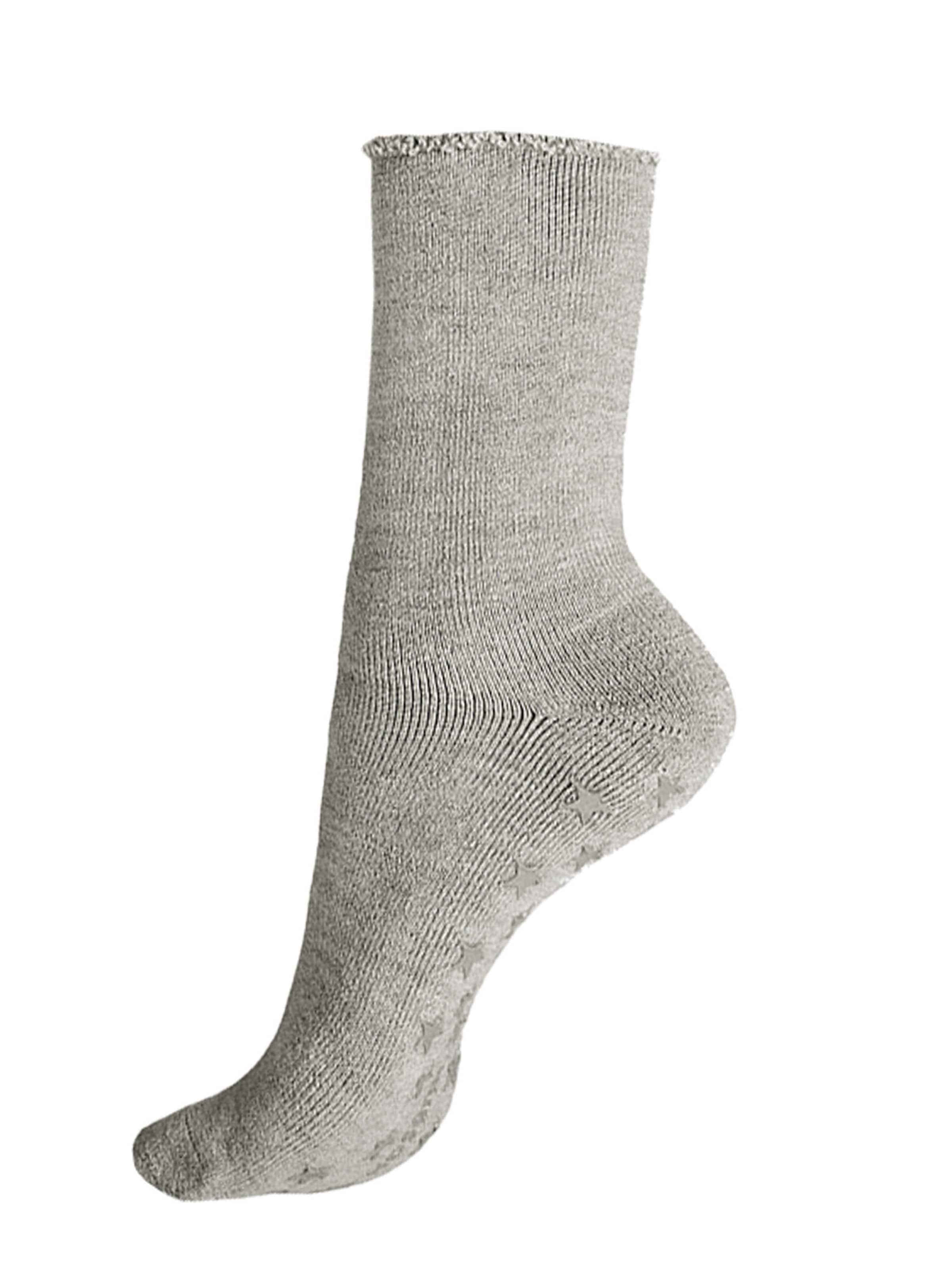 Hudson Socken 'Homepads' in Silber: Vorderseite