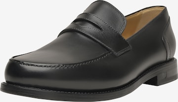 Henry Stevens Loafer Rahmengenäht 'Haywood PL' in Schwarz: predná strana