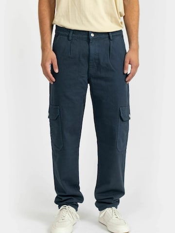 Denim Project Regular Housut ' DPCargo ' värissä sininen: etupuoli