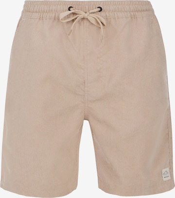 PROTEST Zwemshorts 'Uley' in Beige: voorkant