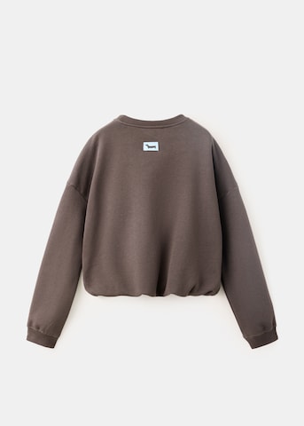 MANGO KIDSSweater majica 'WALK' - smeđa boja