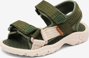 BISGAARD Odprti čevlji 'Nico' | zelena barva: sprednja stran