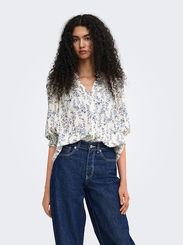 Chemisier 'RAYA ' ONLY en blanc : devant