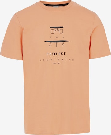 PROTEST Shirt 'PRTAndros' in Orange: front