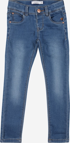 NAME IT Slimfit Jeans 'Polly' in Blauw: voorkant