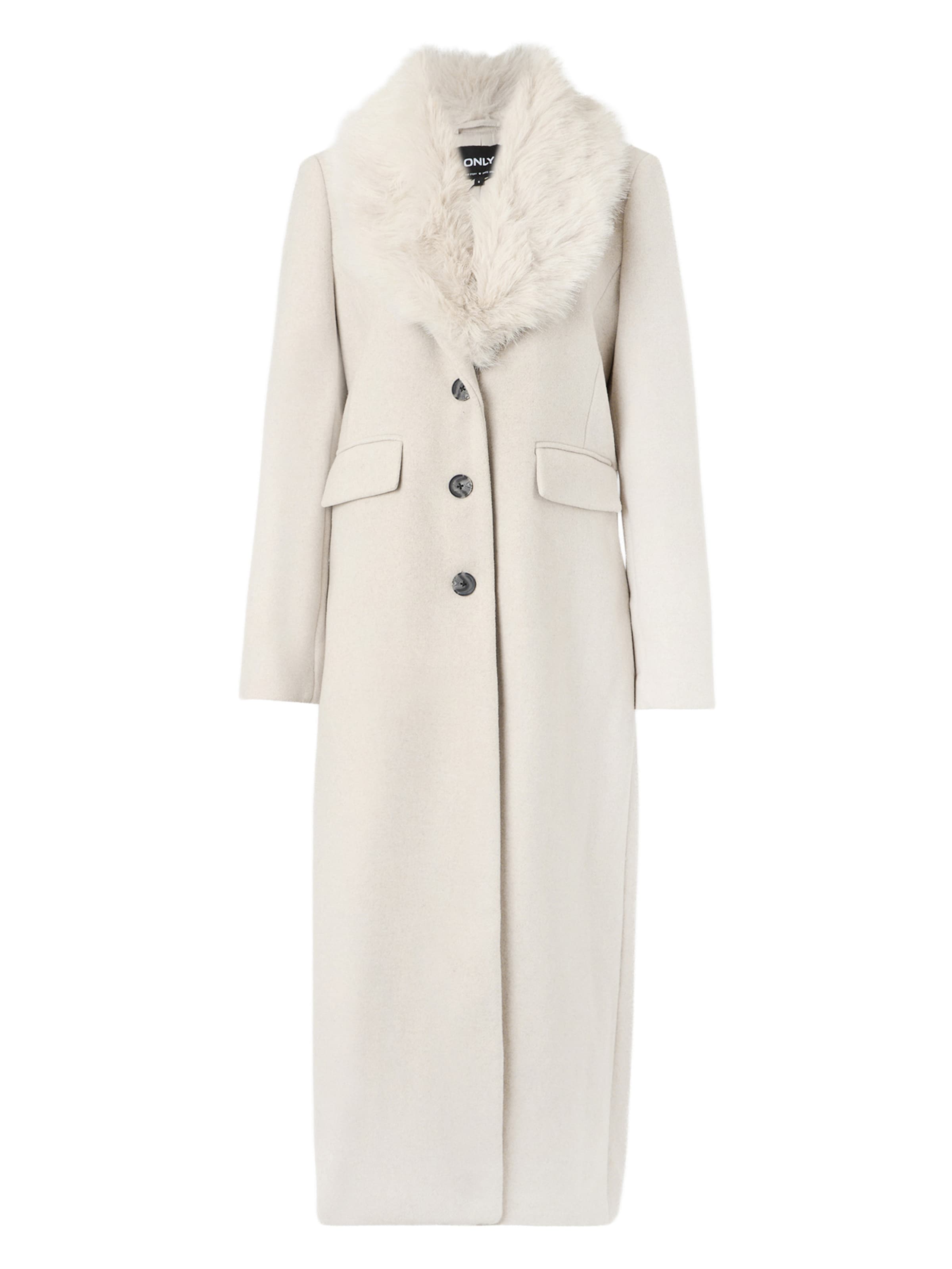 ONLY Mantel 'ONLANNIE' in Weiß: Vorderseite