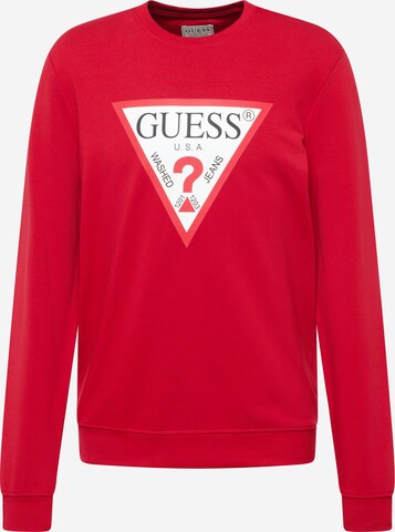 GUESS Sweatshirt 'AUDLEY' in Red: front