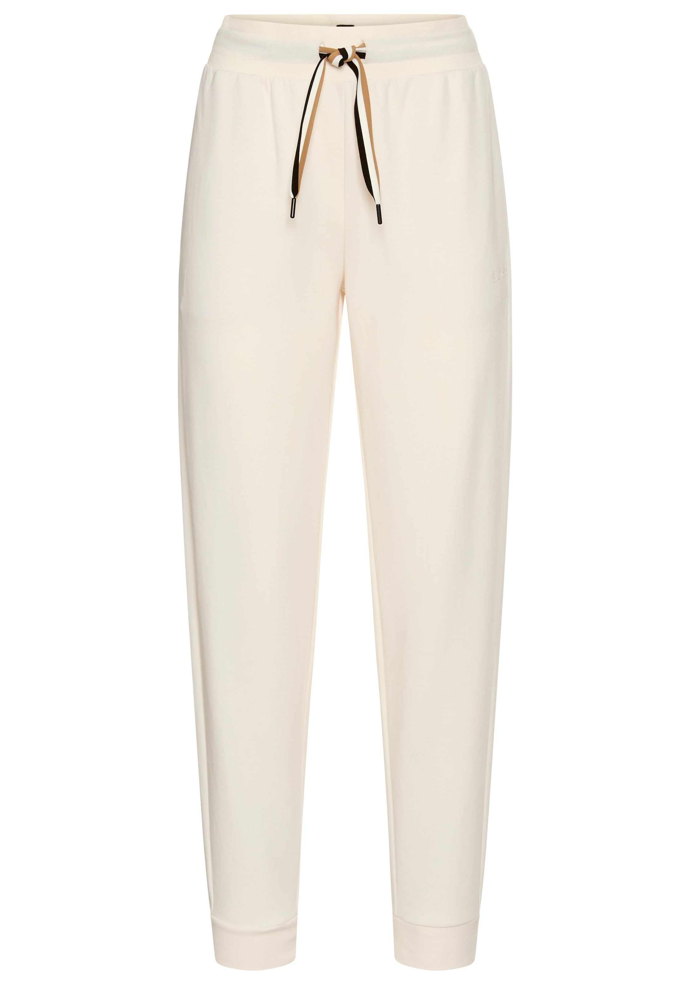 BOSS Pyjamahose in Weiß: Vorderseite