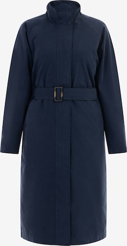 DreiMaster Vintage Between-seasons coat in Blue: front