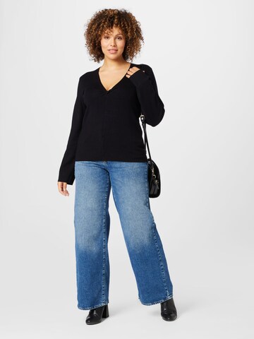 ABOUT YOU Curvy Sweater 'Ayla' in Black