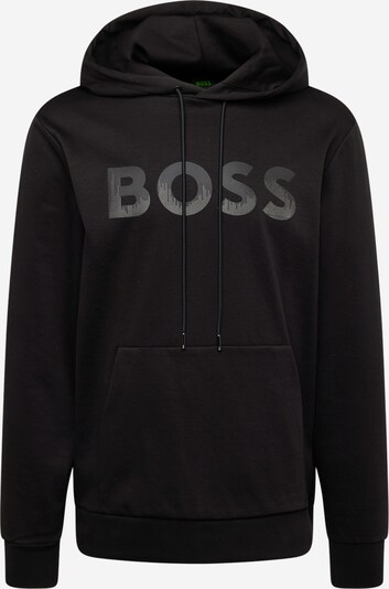 BOSS Sweatshirt 'Soody Mirror' i antracit / sort, Produktvisning