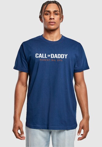 Maglietta 'Fathers Day - Call of Daddy' di Merchcode in blu: frontale