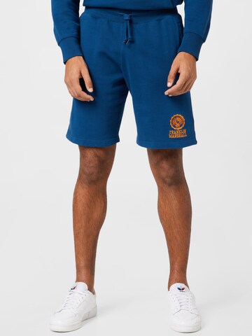 FRANKLIN & MARSHALL Regular Shorts in Blau: predná strana
