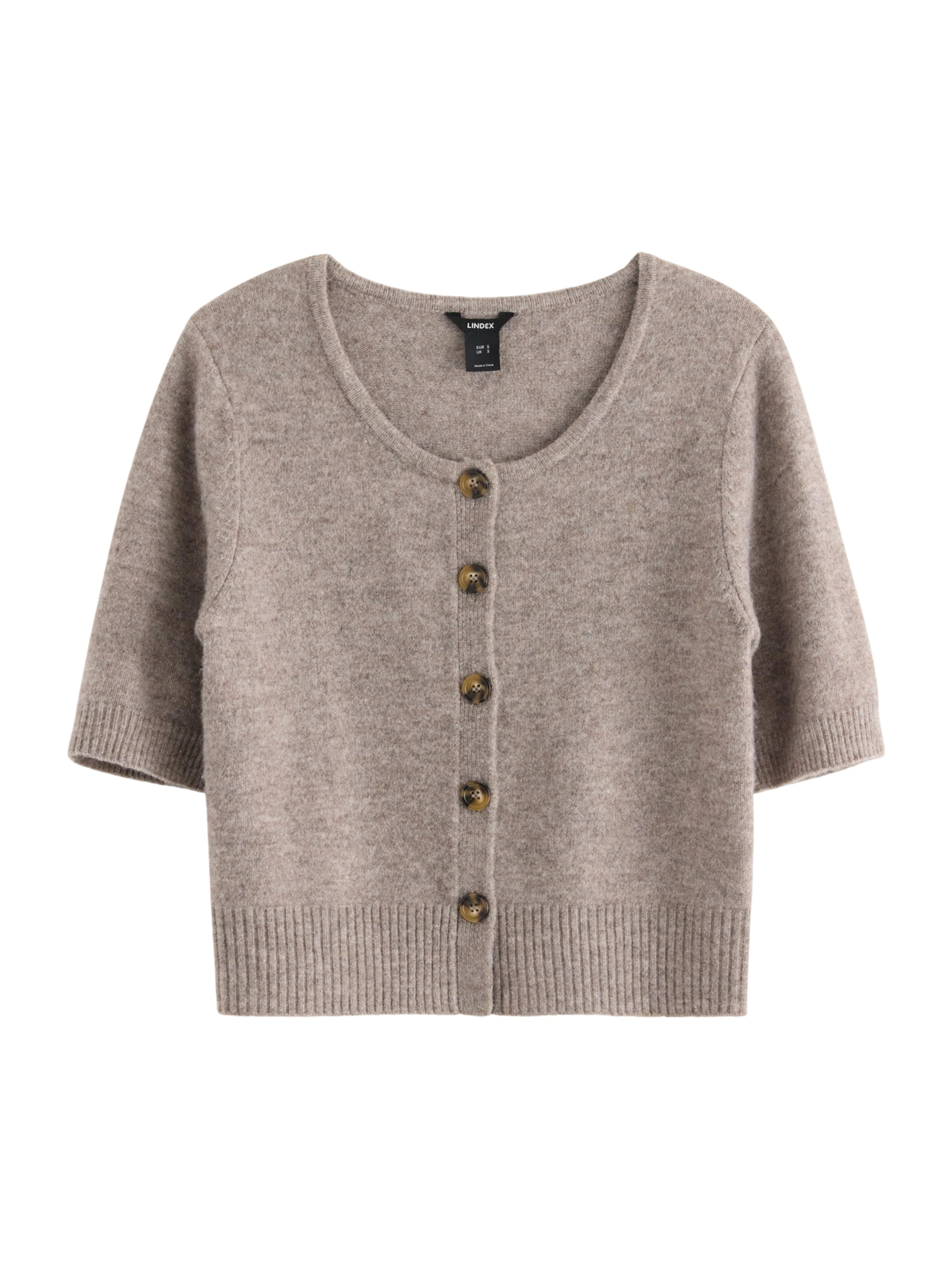 Cardigan 'Therese' Lindex en marron : devant