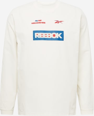 T-Shirt fonctionnel 'Graphene' Reebok en blanc : devant