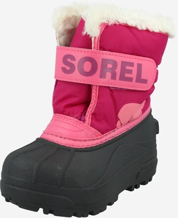SOREL Snowboots in Roze: voorkant