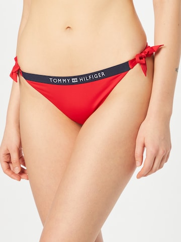 raudona Tommy Hilfiger Underwear Bikinio kelnaitės: priekis