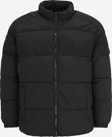 juoda Jack & Jones Plus Žieminė striukė 'JJMAZE': priekis