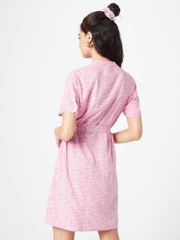 OBJECT Платье-рубашка 'Ema Elise' в Ярко-розовый