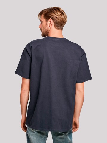 T-Shirt 'Vulkanausbruch' F4NT4STIC en bleu