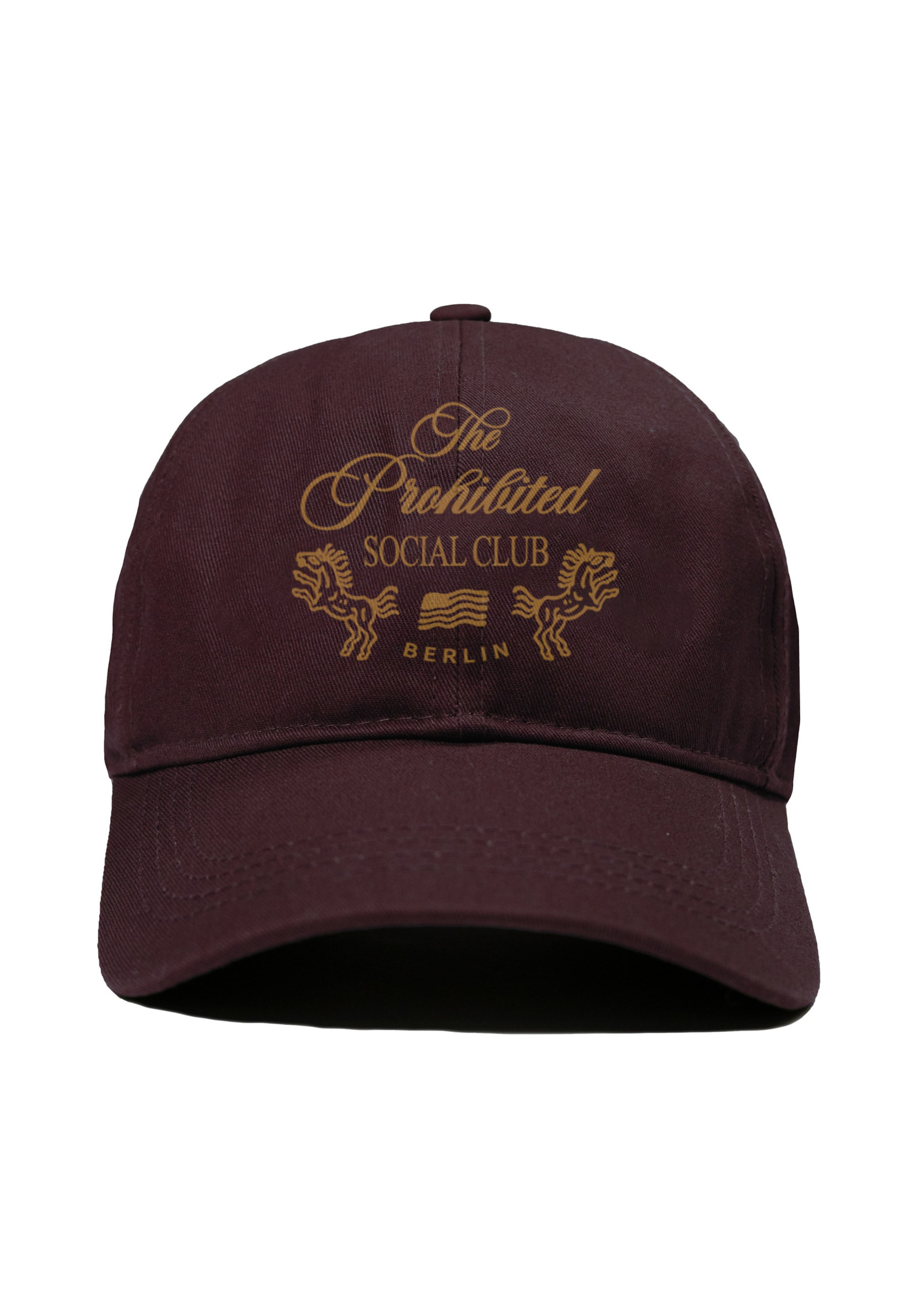Prohibited - Gorra 'Clubhouse' en rojo