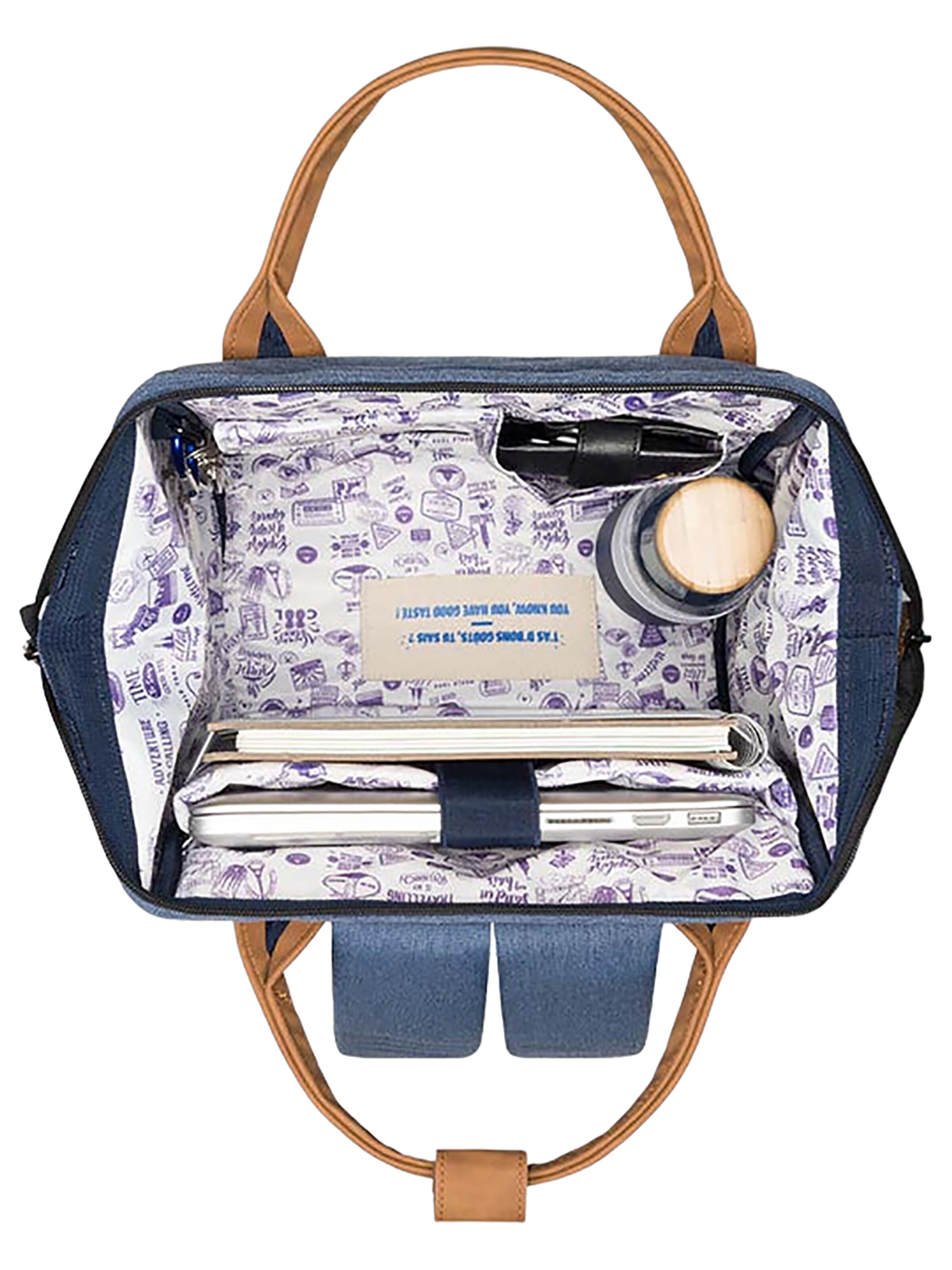 Cabaia Backpack 'Paris M' in Blue