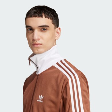 ADIDAS ORIGINALS Sweatjacke 'Adicolor Classics Beckenbauer' in Braun