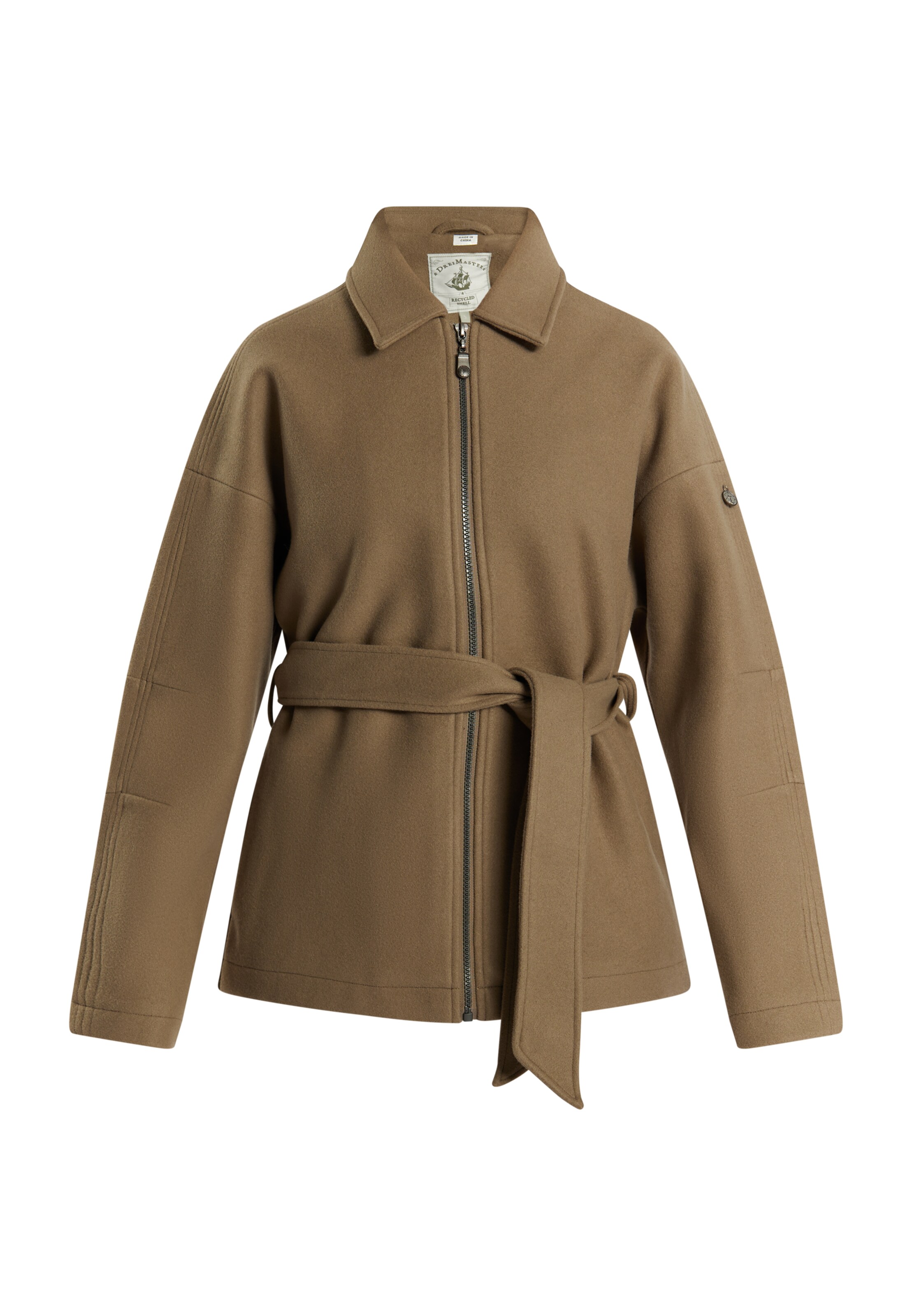 DreiMaster Vintage Jacke in Grün: Vorderseite