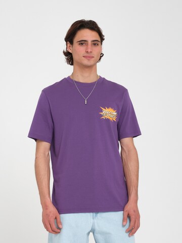 T-Shirt 'STRANGE RELICS' Volcom en violet : devant