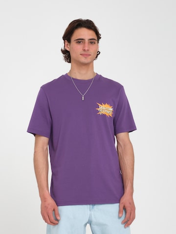 T-Shirt 'STRANGE RELICS' Volcom en violet : devant