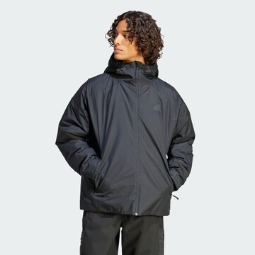 ADIDAS SPORTSWEAR Athletic Jacket 'Traveer' in Black: front